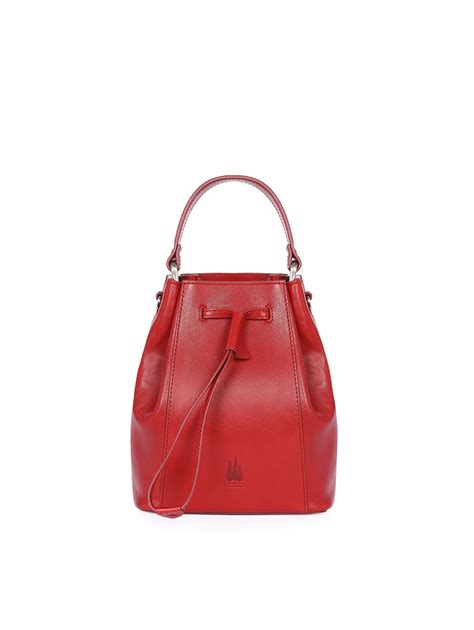 borsa burberry secchiello rosso